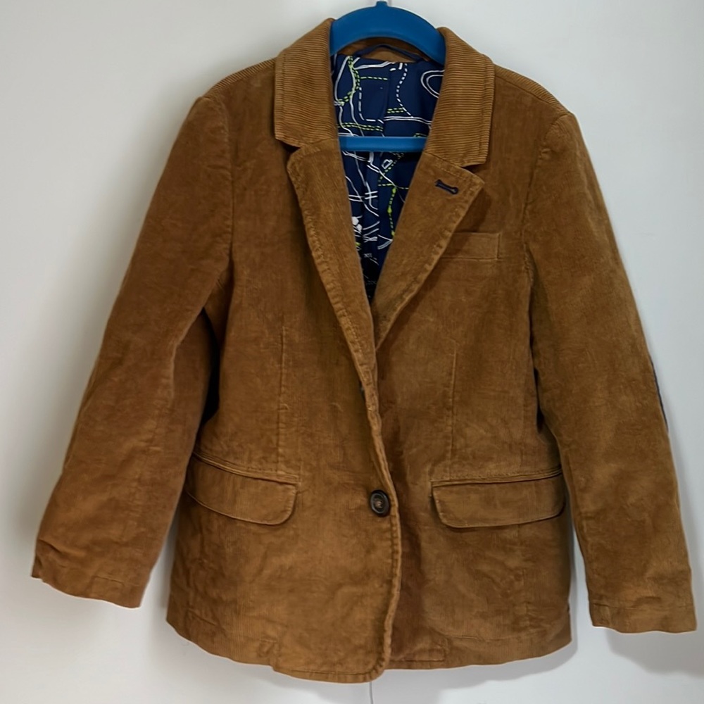 Mini Boden brown Corduroy jacket size 6-7